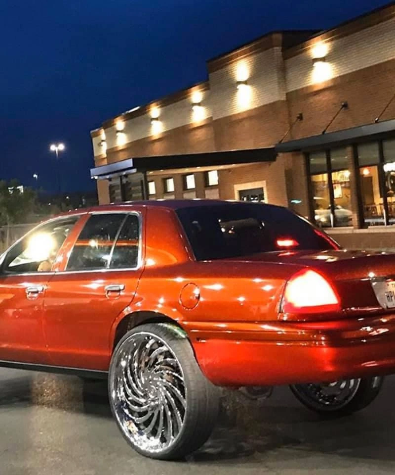 Vehicle receiving professional paint refinishing